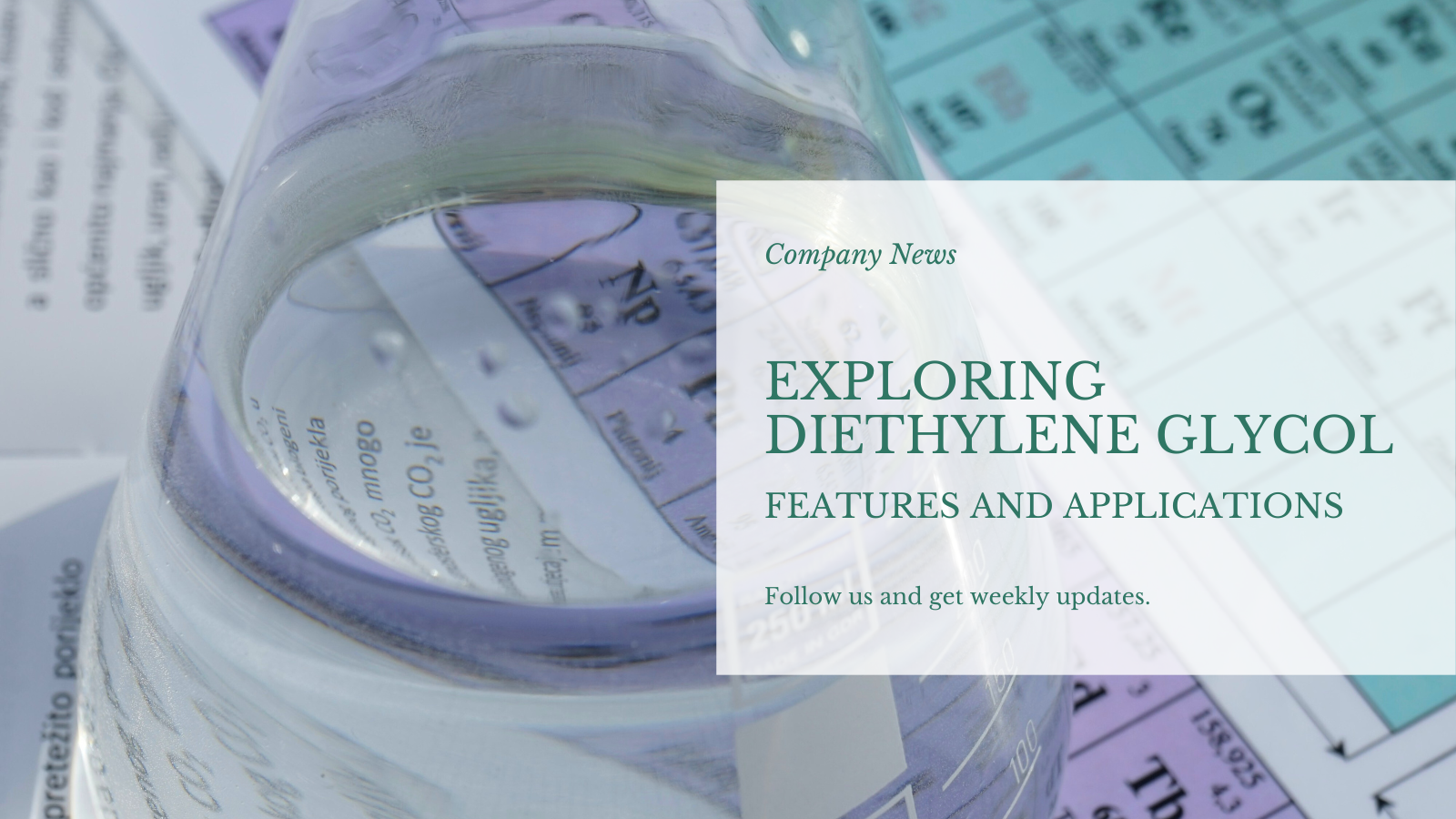 Exploring Diethylene Glycol: Characteristics and Diverse Applications