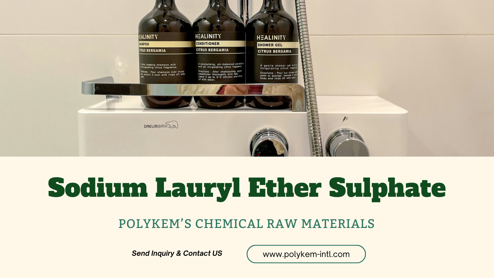 Your trusted surfactant partner: Polykem' Sodium Lauryl Ether Sulphate (SLES)